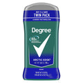 Degree Long Lasting Men's Antiperspirant Deodorant Stick Twin Pack, Arctic Edge, 3 oz