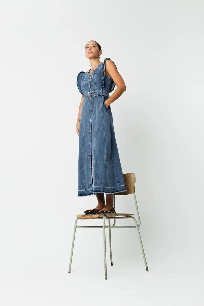 Denim Dress | Light Blue Denim