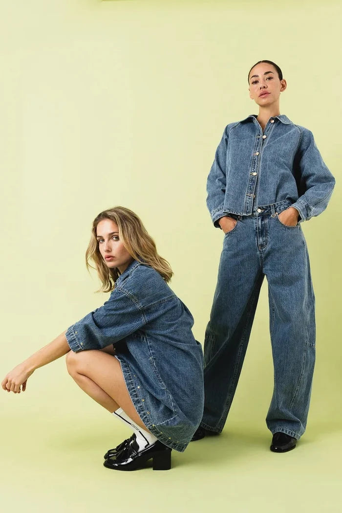 Denim Shirt | Light Blue Denim