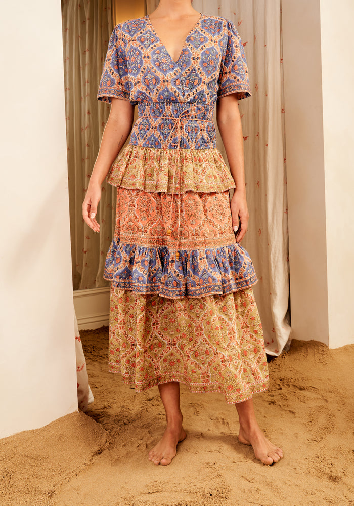 Devika Dress in Celeste