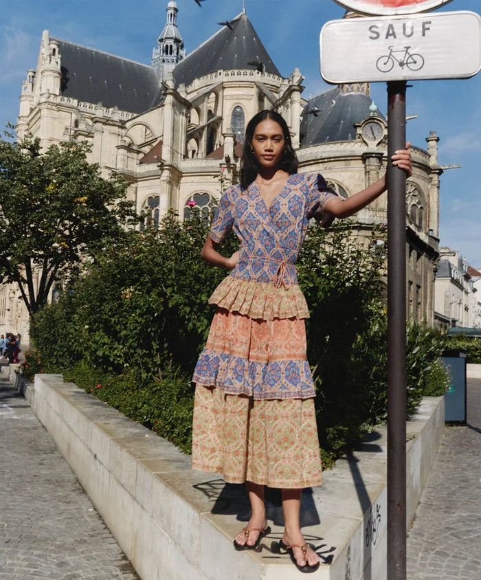 Devika Dress in Celeste