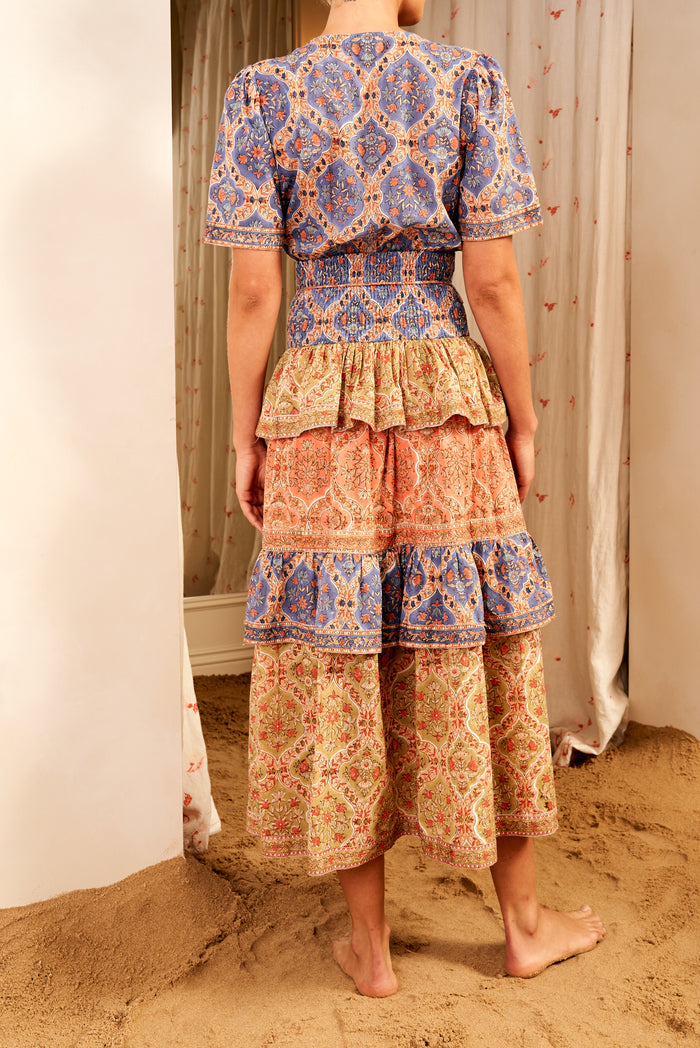 Devika Dress in Celeste