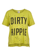 Dirty Hippie Tee | Chartreuse