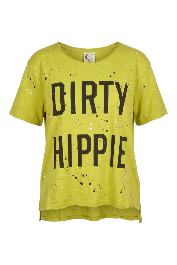 Dirty Hippie Tee | Chartreuse