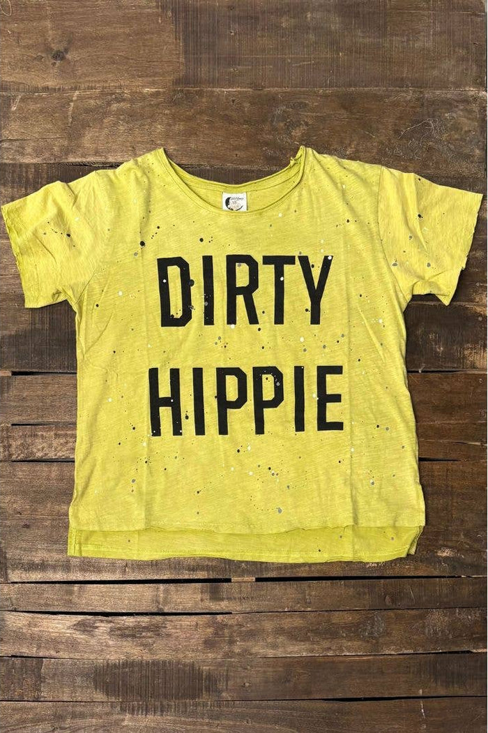 Dirty Hippie Tee | Chartreuse