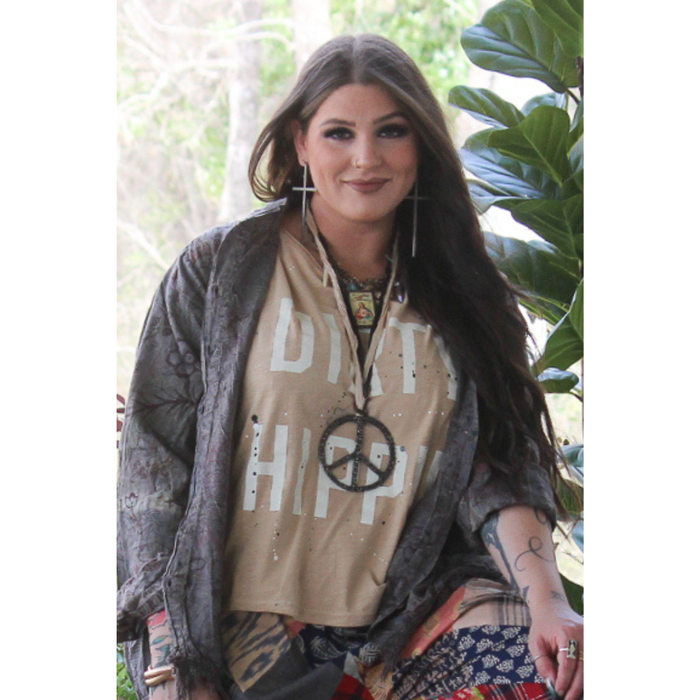 Dirty Hippie Tee | Vintage Tan