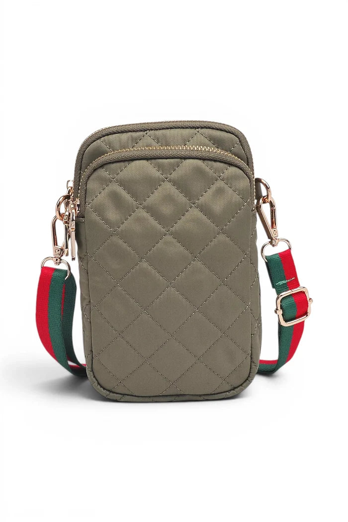 Divide & Conquer Quilted Crossbody | Sage