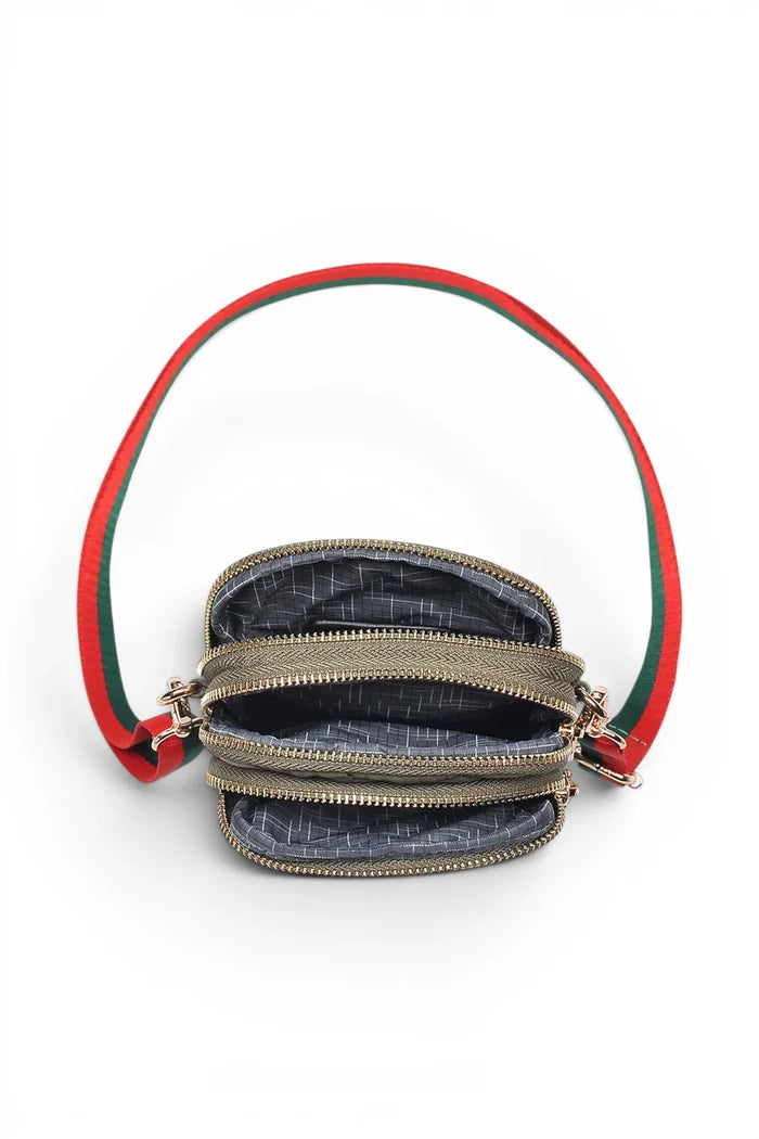 Divide & Conquer Quilted Crossbody | Sage