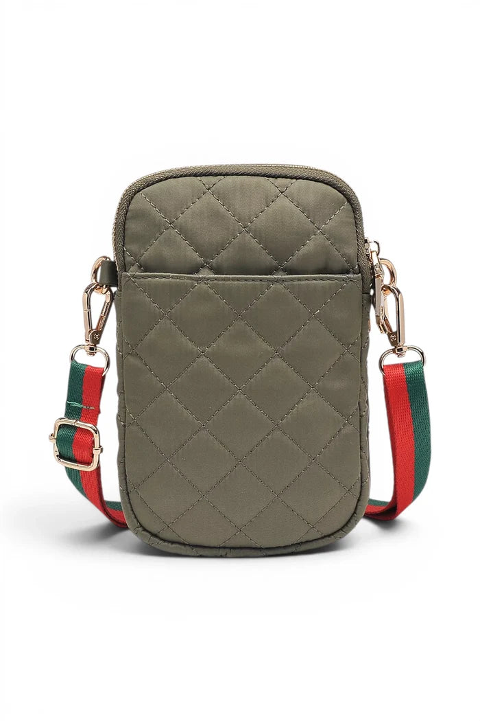 Divide & Conquer Quilted Crossbody | Sage