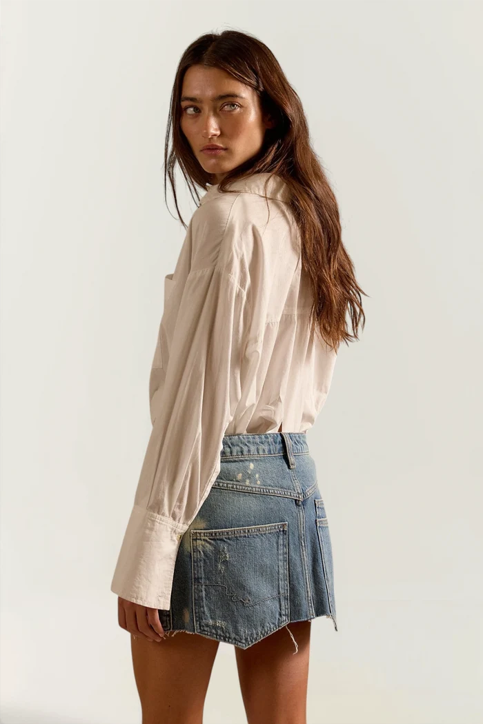 Dolly Denim Mini Skirt | Truest Blue