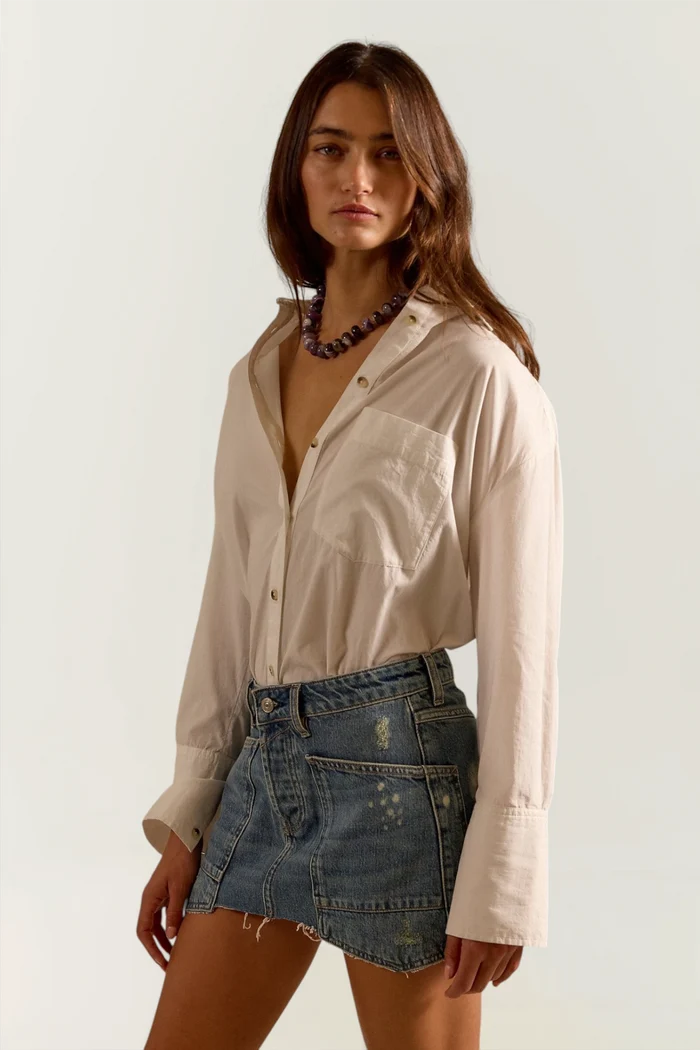 Dolly Denim Mini Skirt | Truest Blue