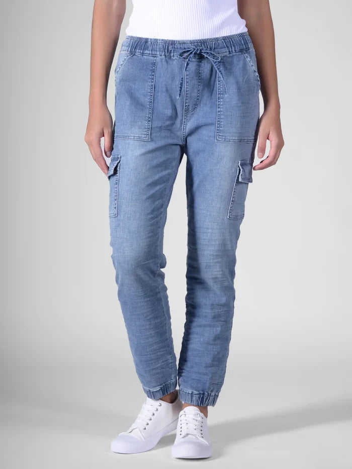 Dolly Jogger | Blue Denim