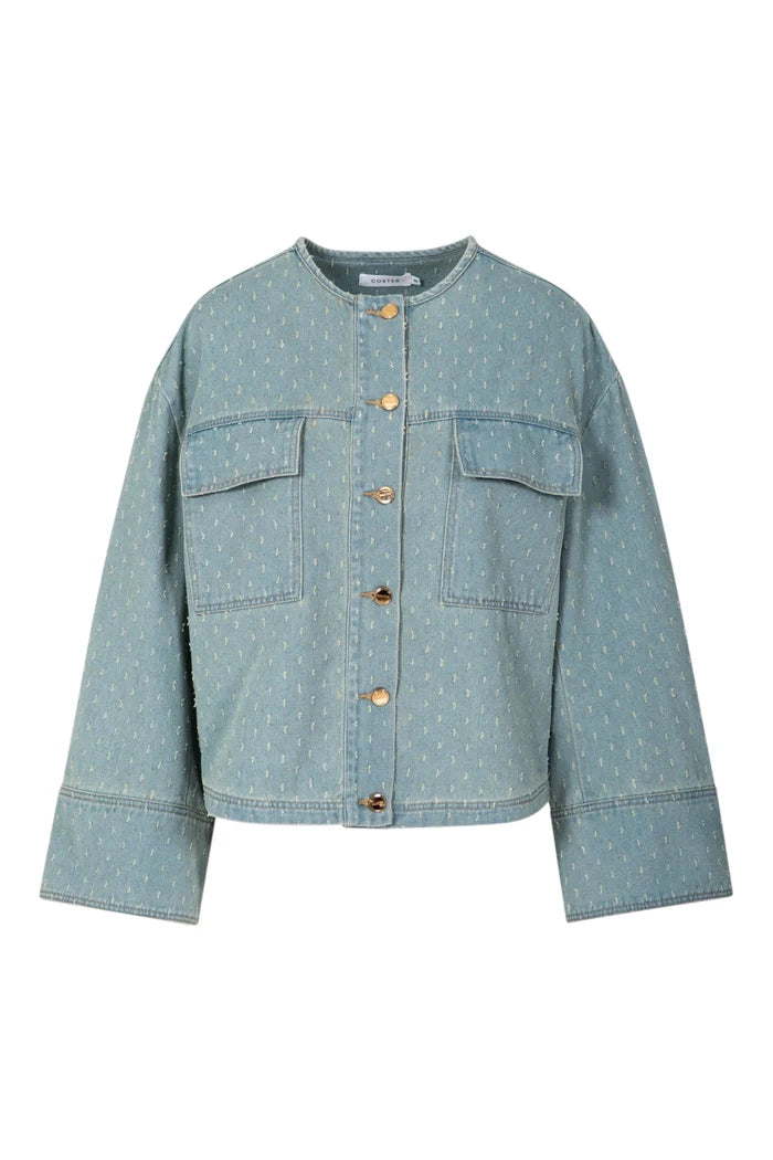 Dot Denim Jacket