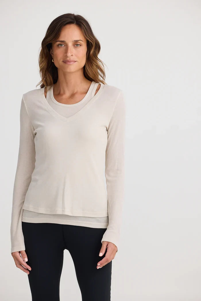 Double Trouble Top | Natural
