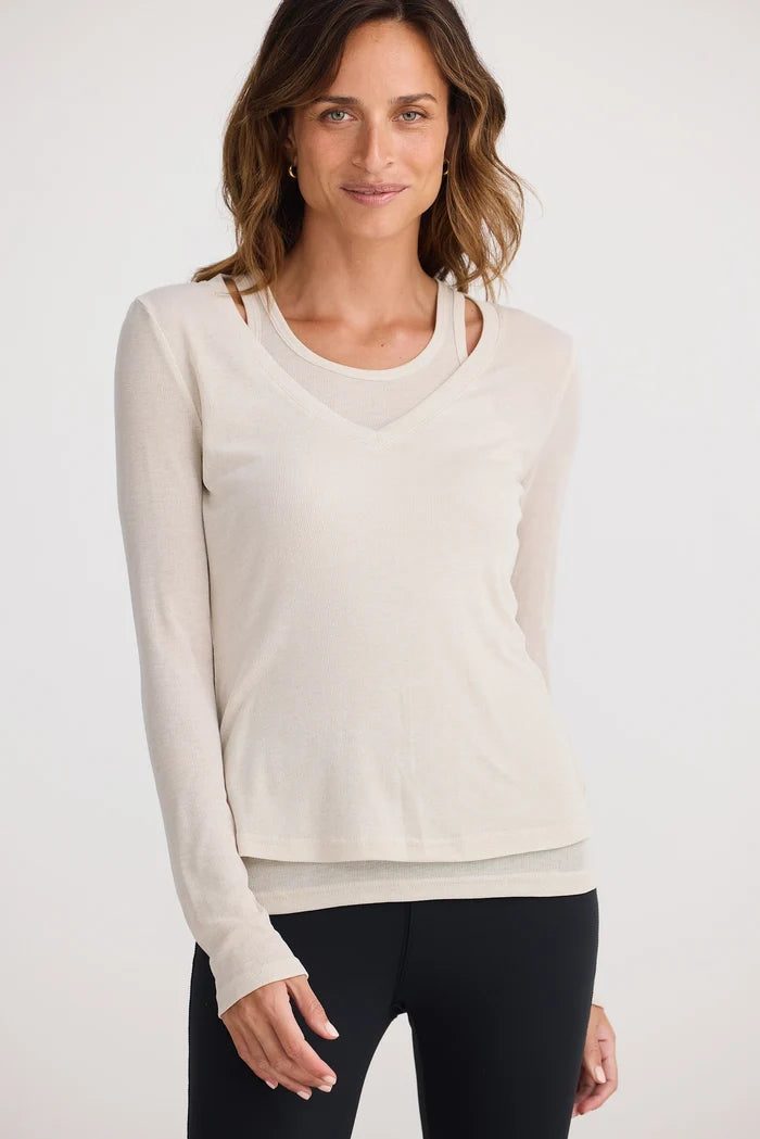 Double Trouble Top | Natural
