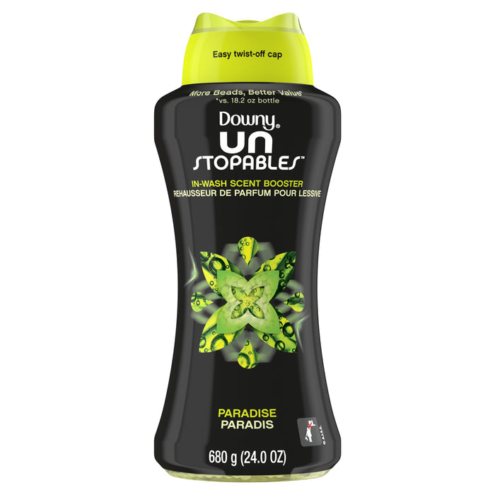 Downy Unstopables In-Wash Laundry Scent Booster Beads, Paradise, 24 oz