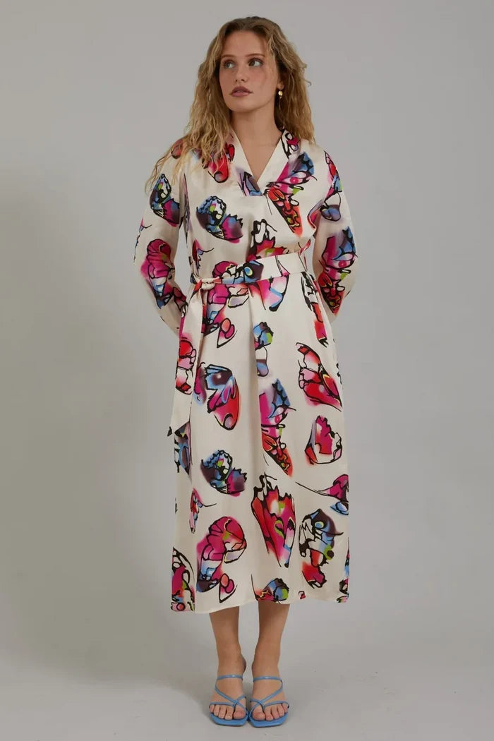 Dress in Butterfly Print