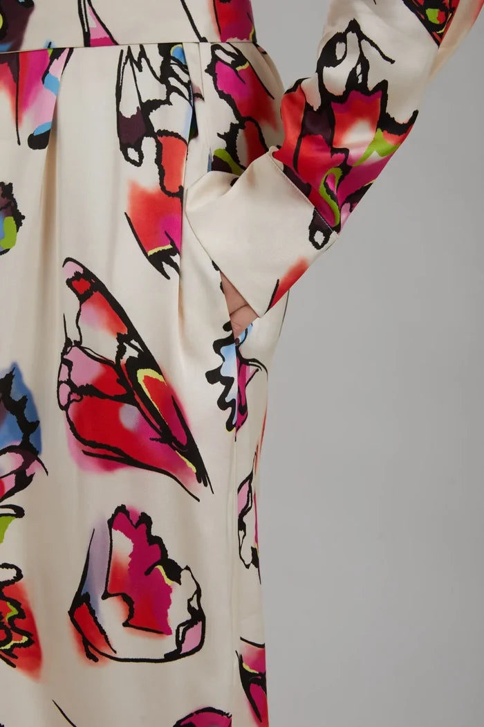 Dress in Butterfly Print