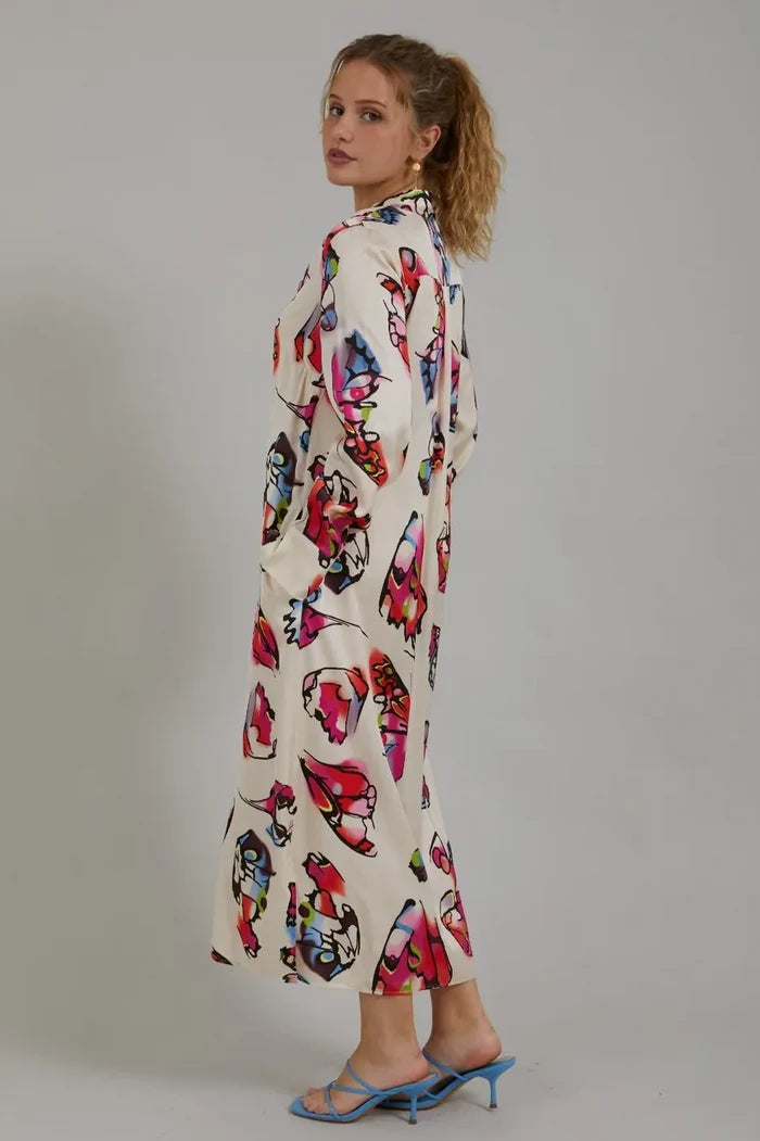 Dress in Butterfly Print