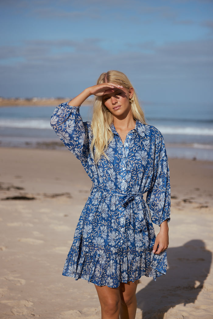 Echo Dress | Blue Blossom