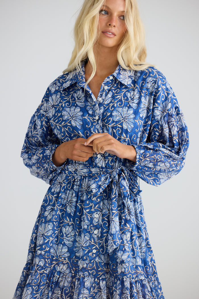 Echo Dress | Blue Blossom
