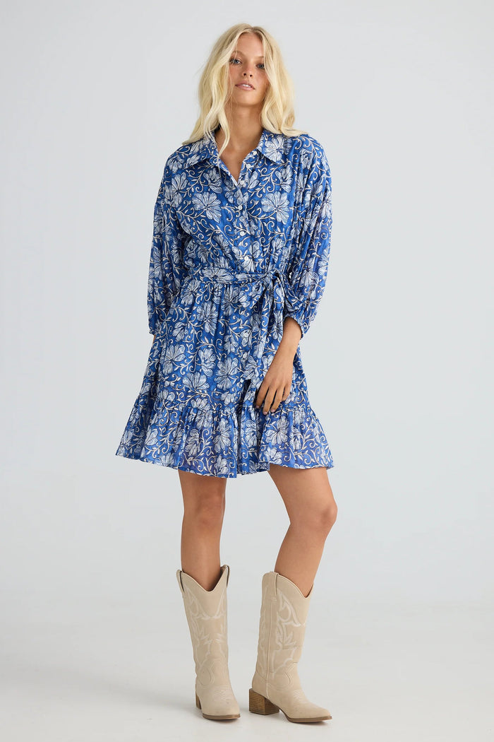 Echo Dress | Blue Blossom