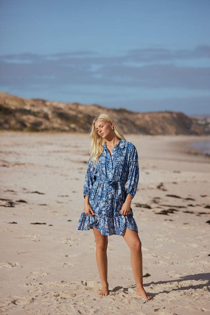 Echo Dress | Blue Blossom