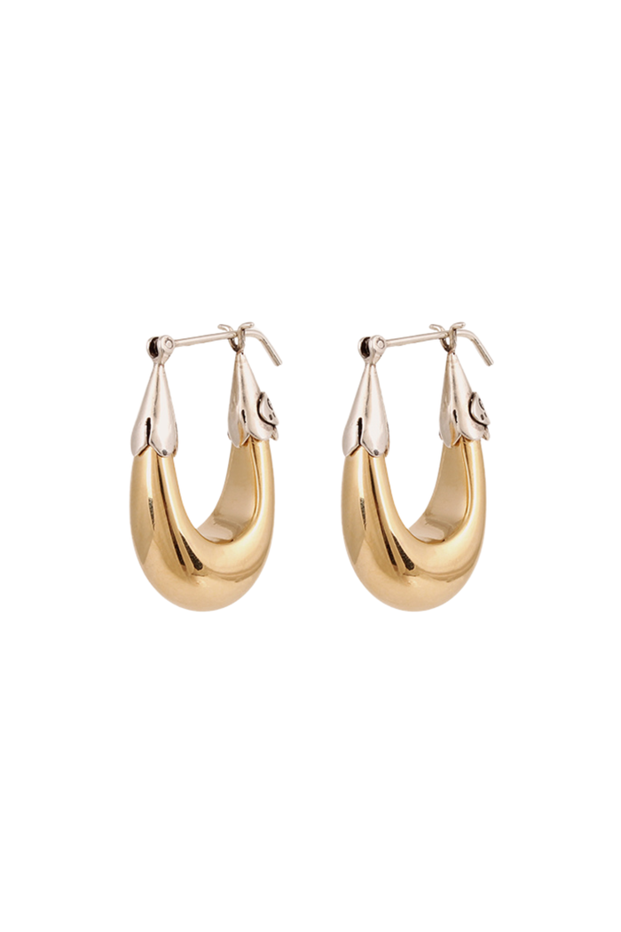 Ecume Small Earrings | Bicolor