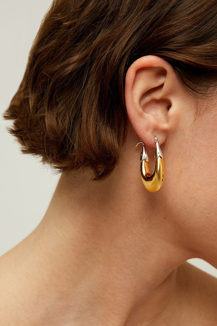 Ecume Small Earrings | Bicolor