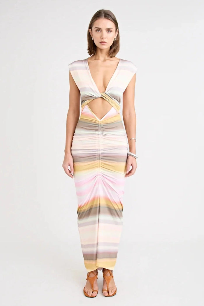 Elara Dress | Peach