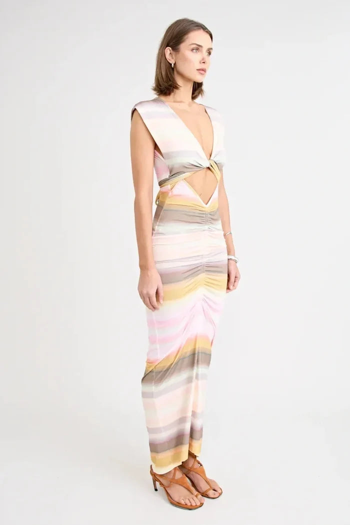 Elara Dress | Peach