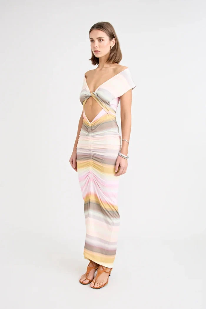Elara Dress | Peach