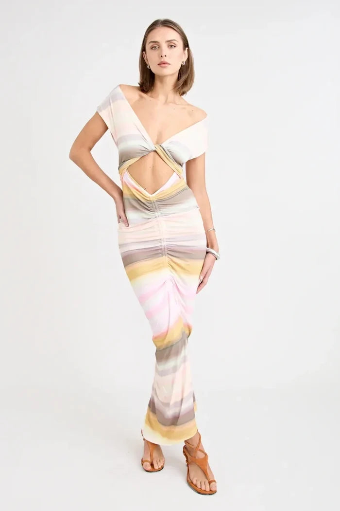 Elara Dress | Peach