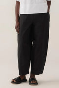 Eleanor Pant | Black Cotton Tencel