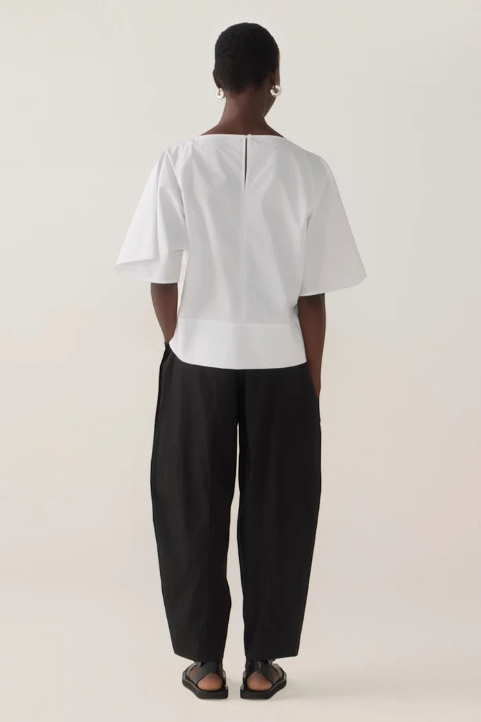 Eleanor Pant | Black Cotton Tencel