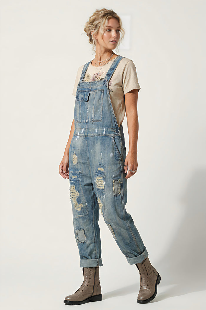 Endless Travels Overalls | Chambray Denim