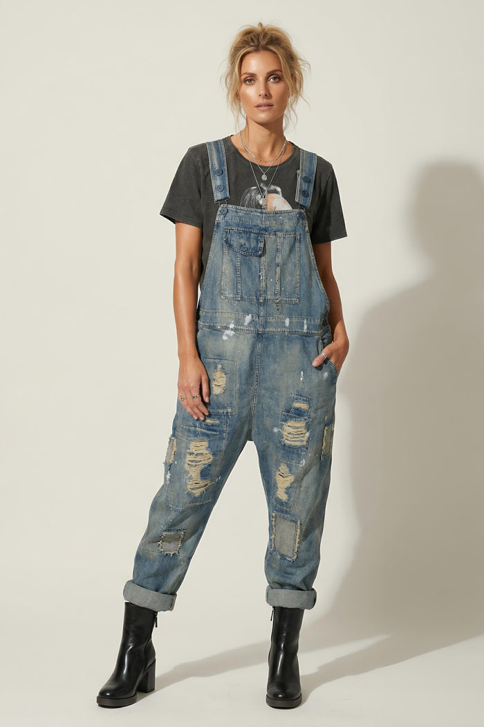 Endless Travels Overalls | Chambray Denim