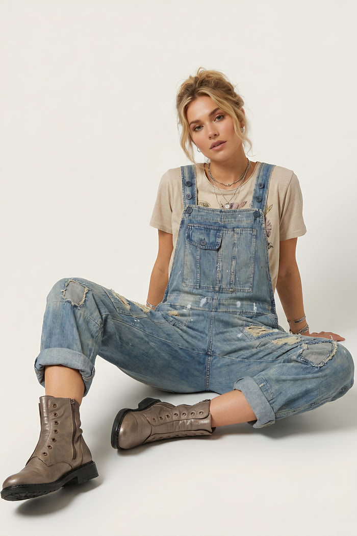 Endless Travels Overalls | Chambray Denim