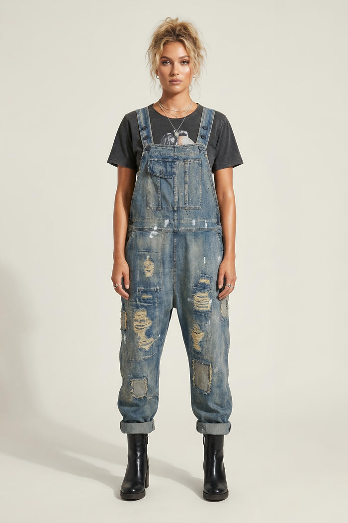 Endless Travels Overalls | Chambray Denim