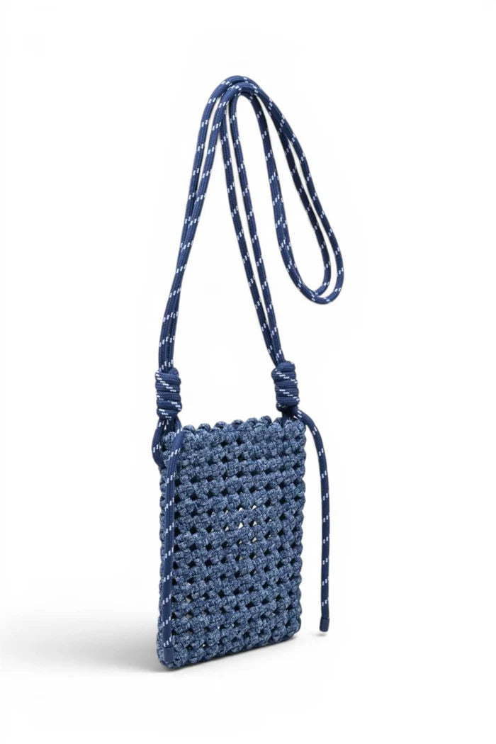 Eos Cell Phone Crossbody | Denim