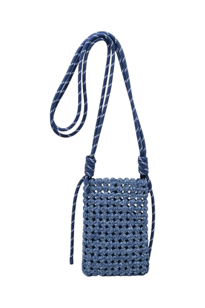 Eos Cell Phone Crossbody | Denim