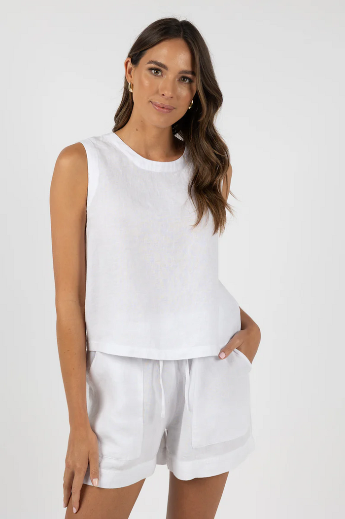 Evita Top | White