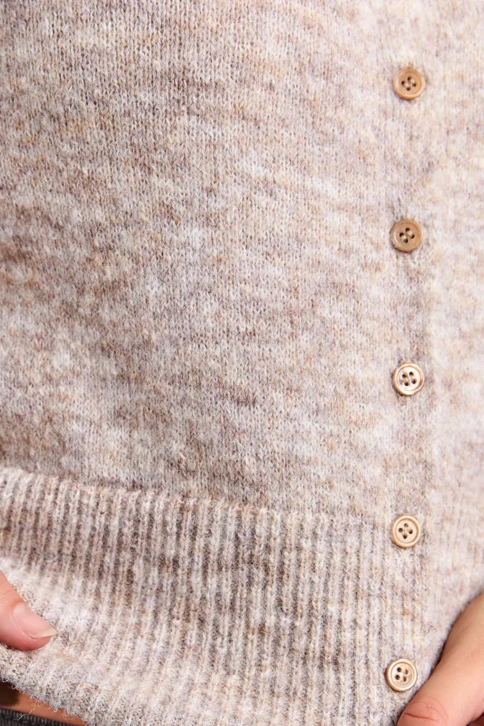 Fernie Button Knit | Oatmeal