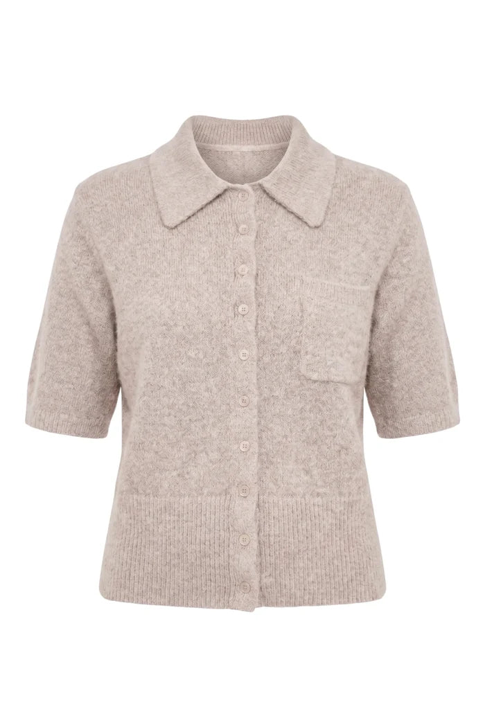Fernie Button Knit | Oatmeal