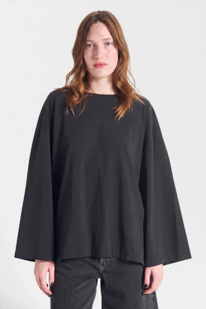 Fizvalley Long Sleeve T-Shirt | Vintage Black