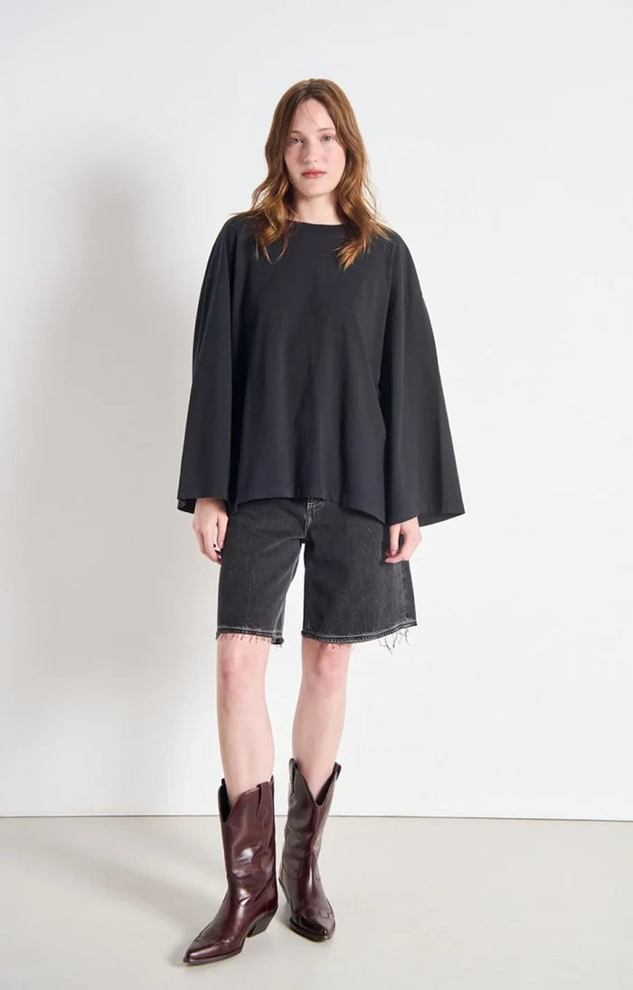 Fizvalley Long Sleeve T-Shirt | Vintage Black