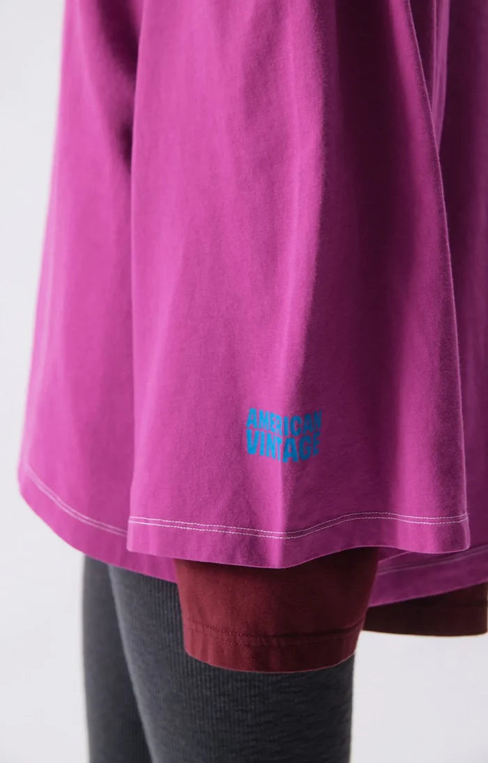 Fizvalley Long Sleeve T-Shirt | Vintage Geranium