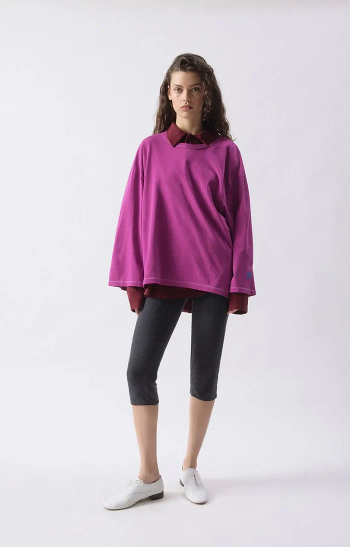 Fizvalley Long Sleeve T-Shirt | Vintage Geranium