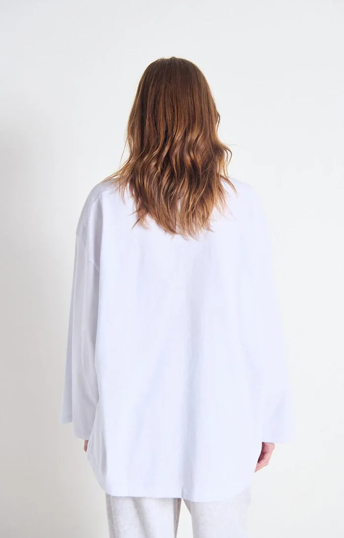 Fizvalley Long Sleeve T-Shirt | White