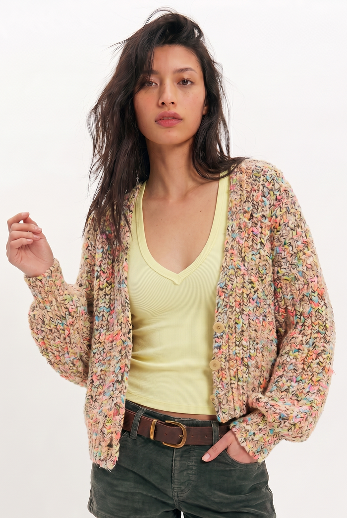 Flea Market Cardi | Neon Sand Combo